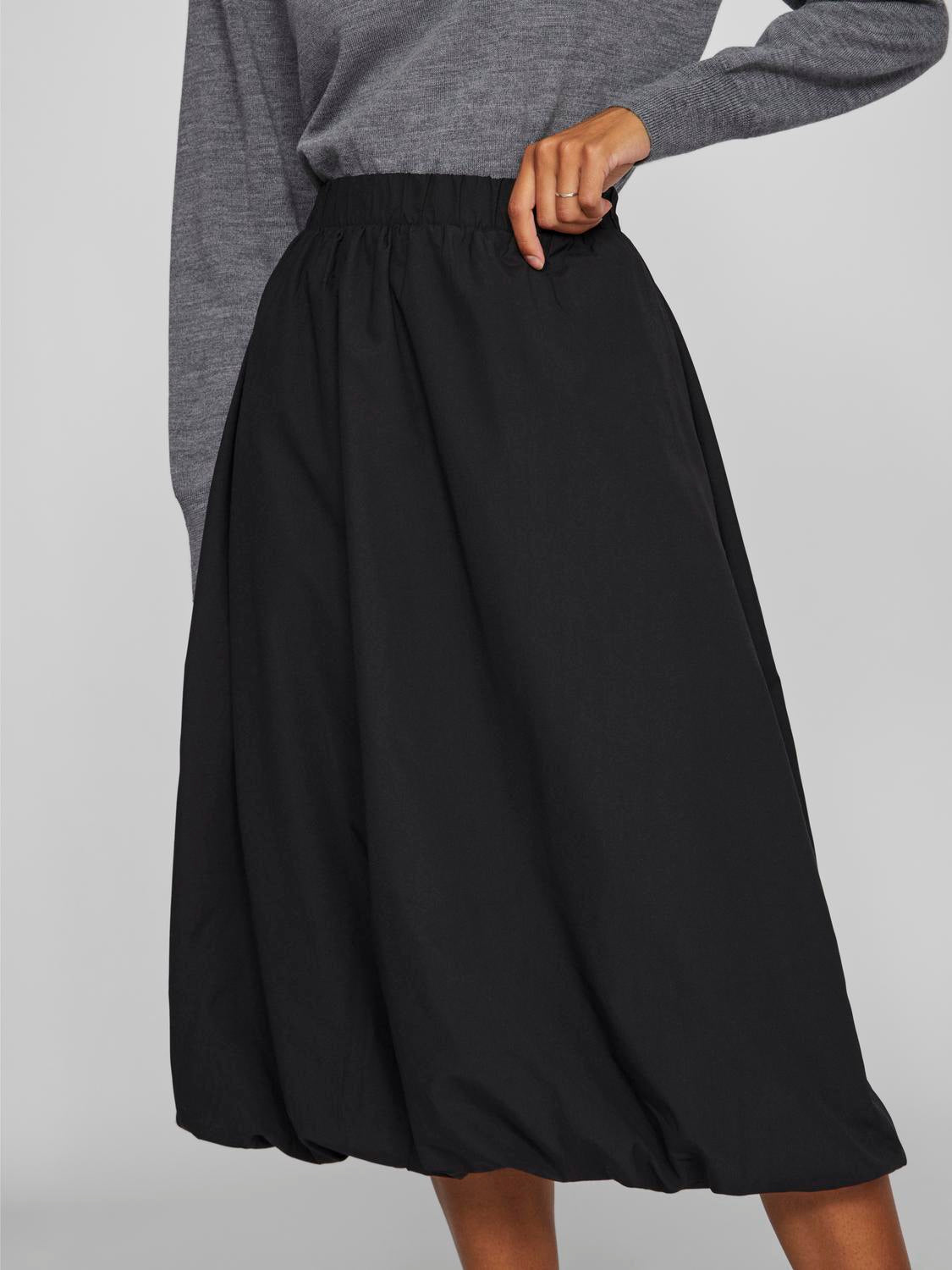 VISEMA Midi Skirt - Black - VERO MODA & VILA Bergvik